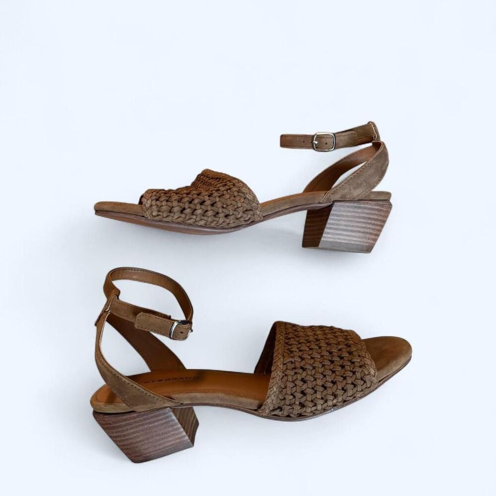Lucky Brand Women's Brown Woven Sandals - Size 10